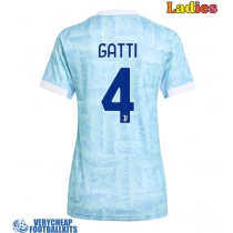Juventus Federico Gatti #4 Replica Away Shirt Ladies 2025-26 Short Sleeve